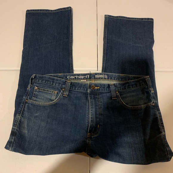 Carhartt Other - Carhartt Men’s 36x32 Relaxed Fit Straight Leg Jeans Medium Wash